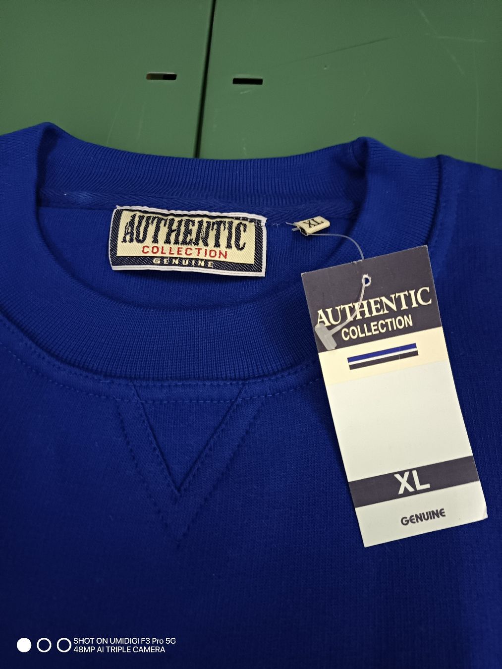 Maglioni & Felpe: Pullover Rundhals Authentic Collection blau Grösse XL neu – Nuovo e nell'imballaggio originale da Aarwangen venduto da to-hirschi 1