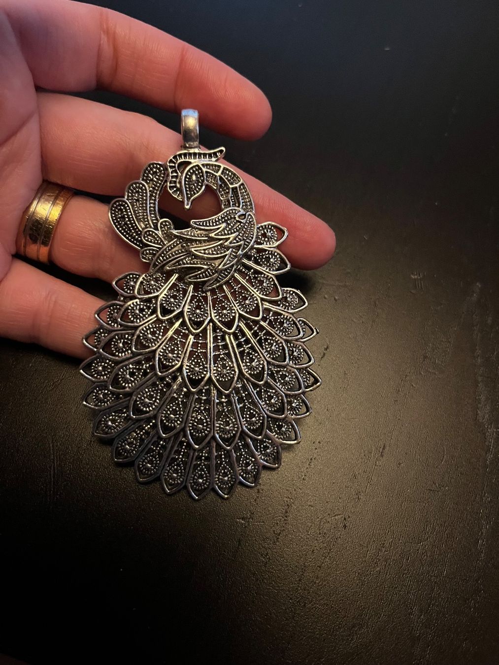 Anhänger: Amulett/ Anhänger Pfau – Neu (gemäss Beschreibung) aus Gams von Mariawicca 4