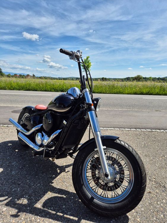 Front Fender 130 Mm Stahl Kurz Für Kawa VN800 Classic Chopper