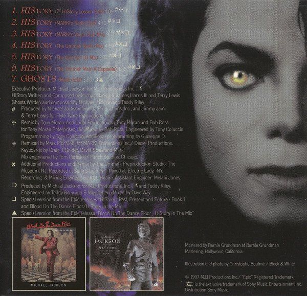 CD: CD-Maxi Michael Jackson - History/Ghosts (1997) – Usato da Möriken AG venduto da mineralia 1