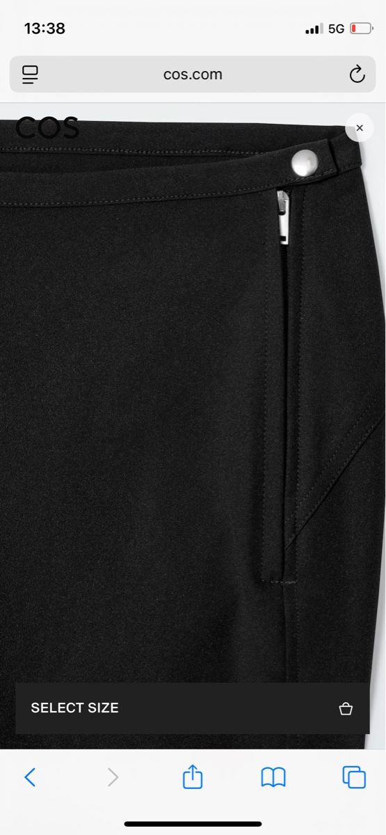 Cos Pantaloni: COS Slim Capri Trousers Black - size 36 – Nuovo e nell'imballaggio originale da Neuchatel venduto da shi_9fzw 6