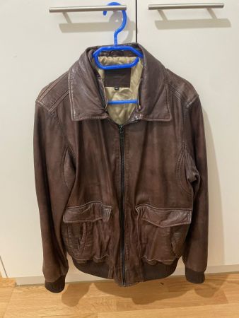 Herren Lederjacke braun