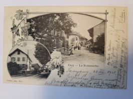Ansichtskarte Etoy La Romanèche gelaufen 1901 Box1