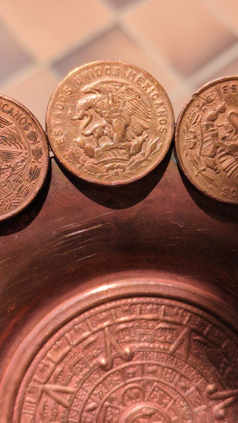 Portacenere: Antiker  Aschenbecher  von Mexico mit  Aztekenmuster, – Usato da Schaffhausen venduto da max_c62l 2