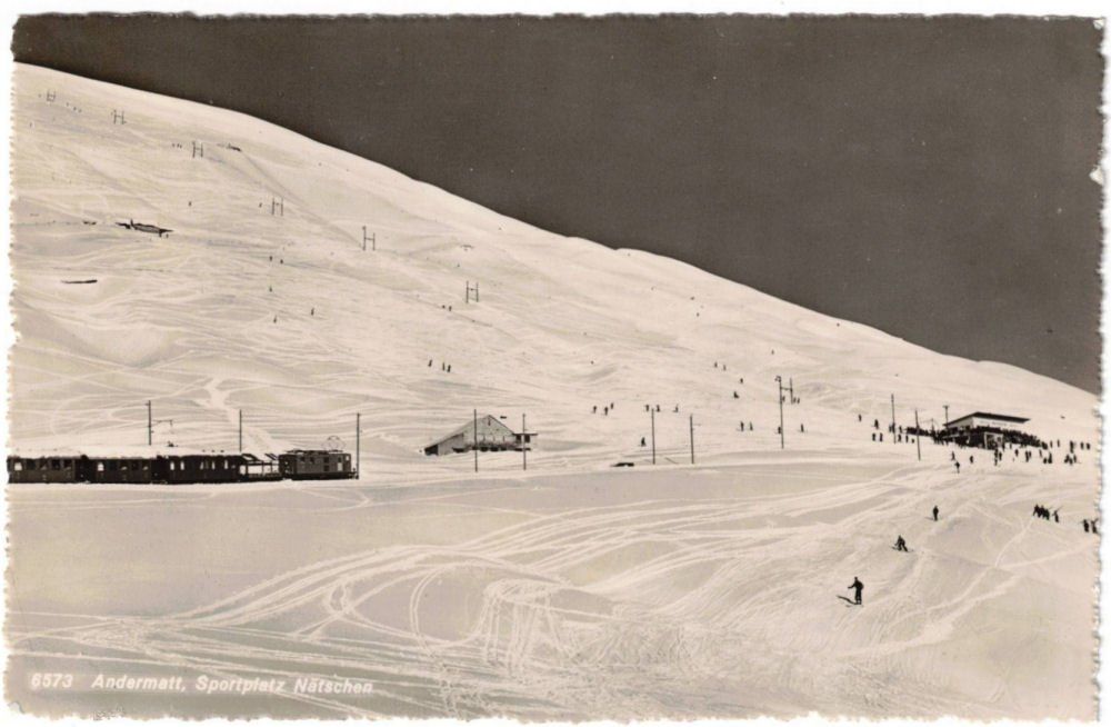 Cartes postales: Andermatt - Skilift Nätschen – D'occasion à Binningen par Mountainrider
