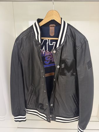 College Jacke Gipsy Leder schwarz