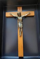 Kruzifix Messingfigur Jesus Christus 