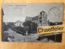 1918  Genève. - L‘église Notre-Dame