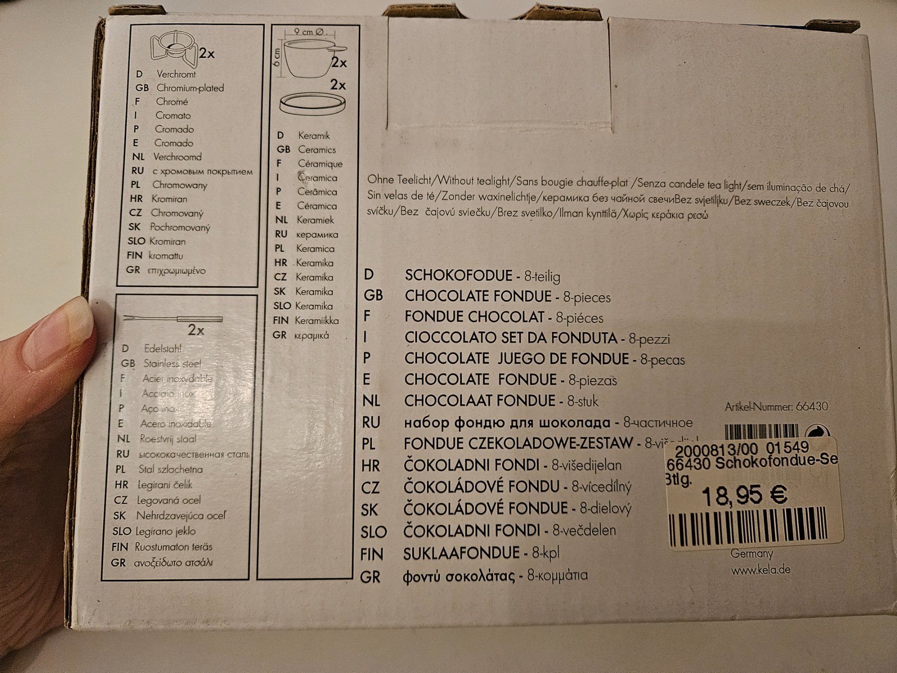 Küchengeräte: Schokofondue-Set – Neu und originalverpackt aus Schaffhausen von sabrina915 5