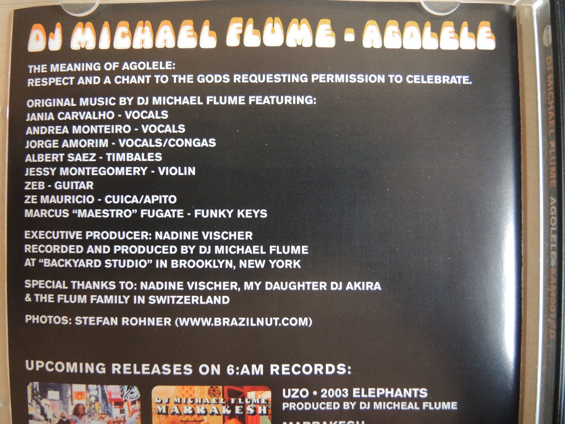 CD: DJ Michael Flume - Agolele CD  Brazil Dance Party – Usato da Rorschach venduto da maeck8 2