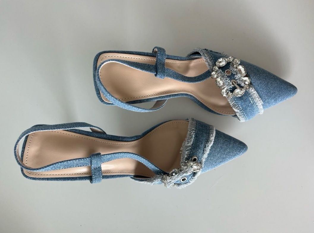 Scarpe da donna: Pumps / High-Heels jeans style – Nuovo (secondo la descrizione) da Rehetobel venduto da ale_gtg5 2