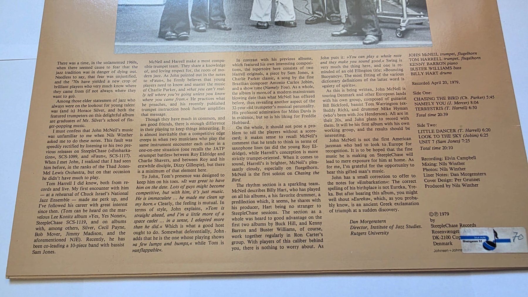 Schallplatten: LP   Look to the Sky  John McNeil & Tom Harrell – Gebraucht aus dornach von hundeliebe01 2
