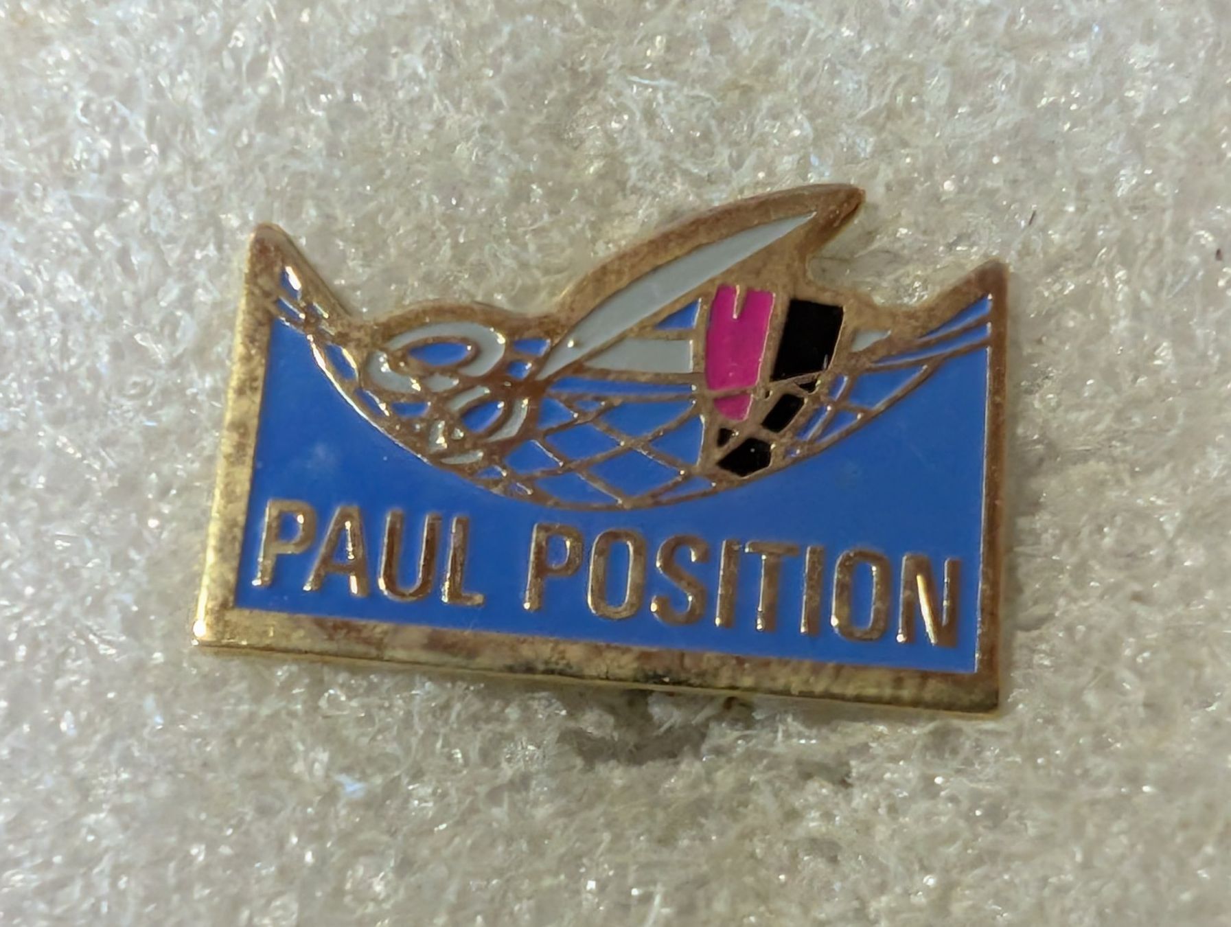 Plaketten & Abzeichen: Ansteckpin 172: Paul Position – Gebraucht aus Oppligen von Pin-Fall-Shop