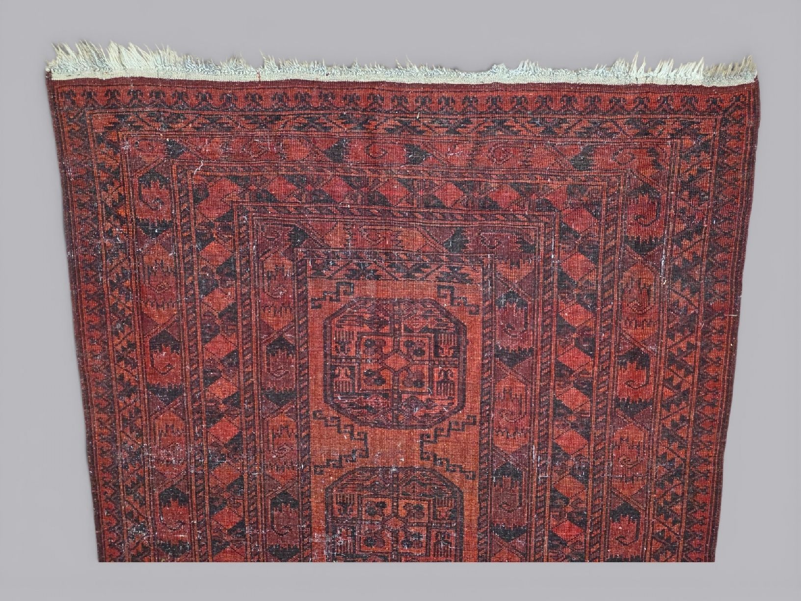 Tappeti: Handgemachter Orientteppich rot-schwarz 198x141cm – Usato da Rieden AG venduto da RuvensBrocki 6