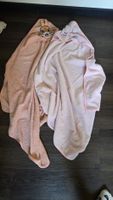 2 Baby Kapuzenbadetücher, Rosa, Top Zustand! 