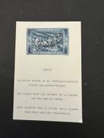 1945 Spendeblock * kleiner Gummifehler siehe Foto  (A91)
