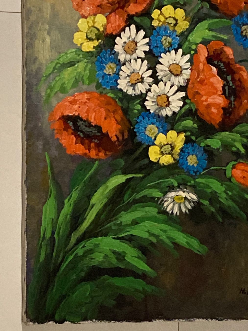 Gemälde: H. Peters Stilleben mit Blumen. Nr.9 – Gebraucht aus Hirzel von pjn_d7xp 3