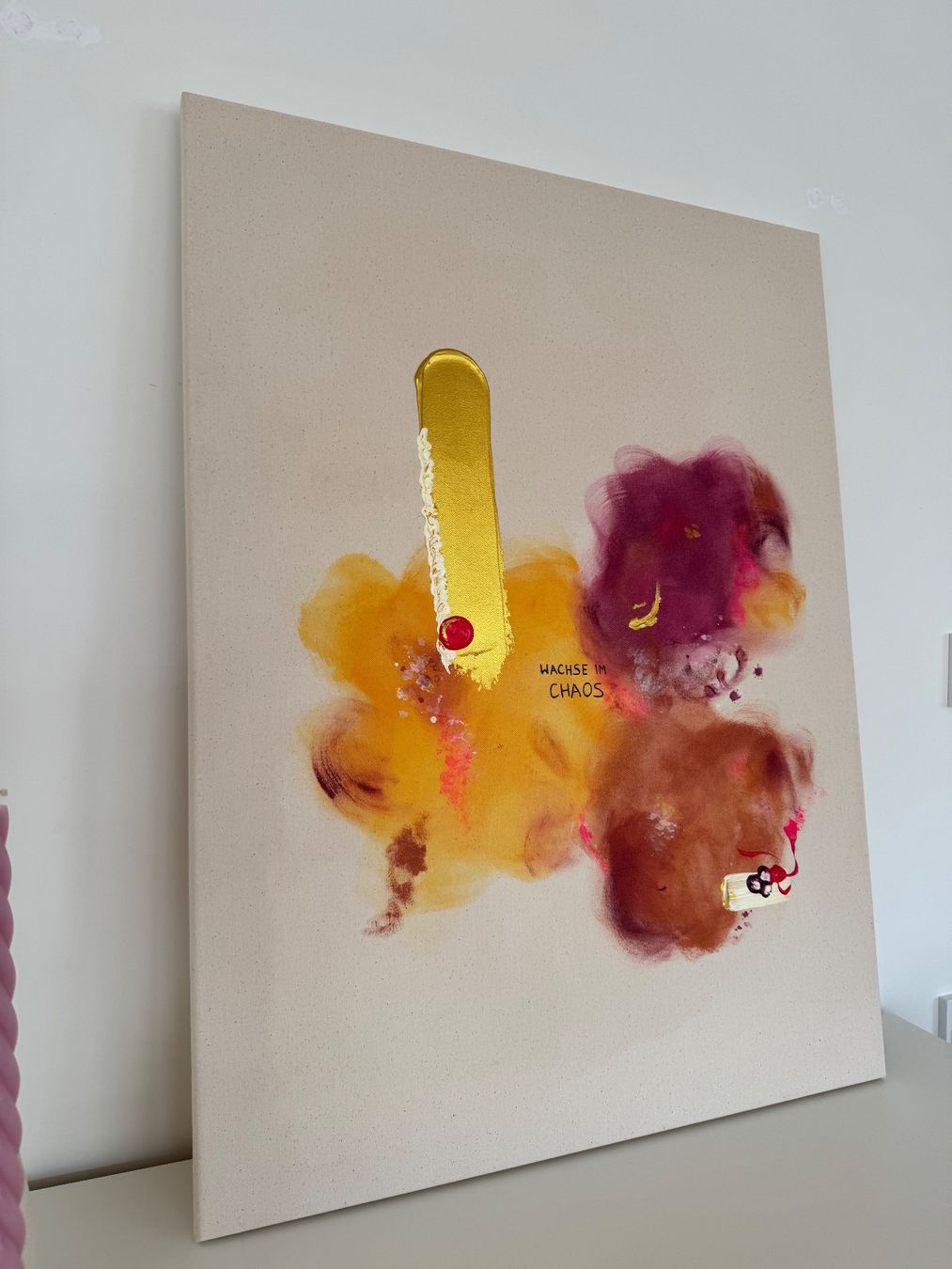 Gemälde: Gemälde "Wachse im Chaos", 60x80 cm – Neu und originalverpackt aus Triesen von dardaleni