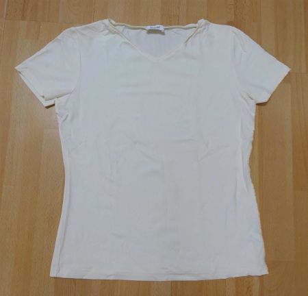 Laurèl - elastisches T-Shirt - weiss - Grösse 38