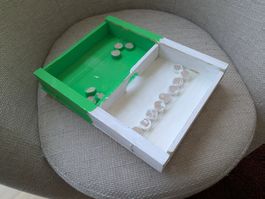 Brettspiel handgefertigt mit Spielfiguren Zustand gebraucht