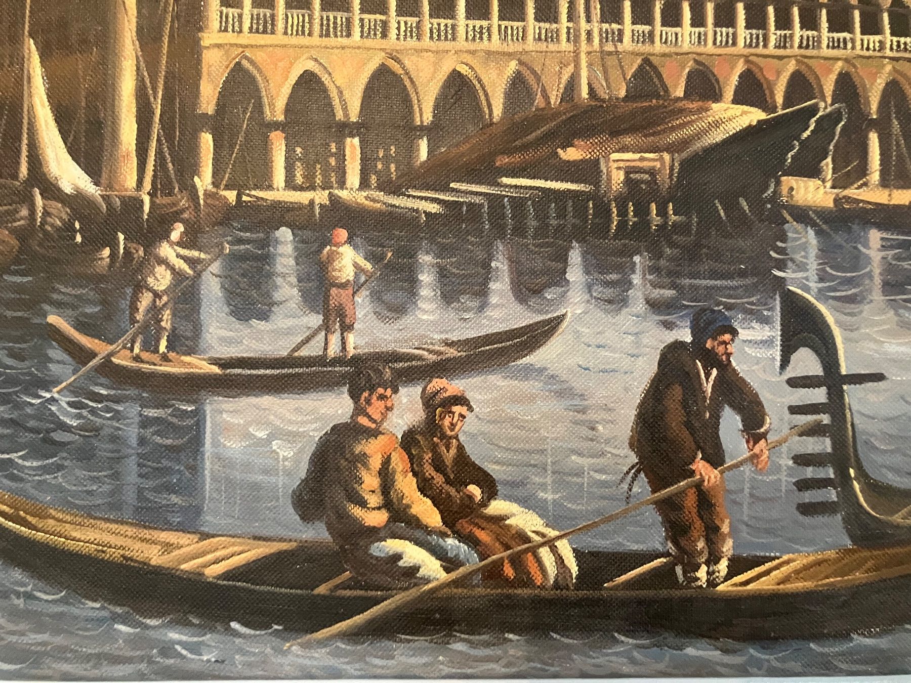 Dipinti: VENEDIG BILD DOGENPALAST ÖLBILD – Usato da Luterbach venduto da fink4500 7