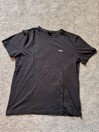 BOSS T-Shirt Black Men's Cotton Size Large Used