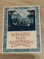 Alte Broschüre / Wengen Hotel Silberhorn & Terminus ca. 1930