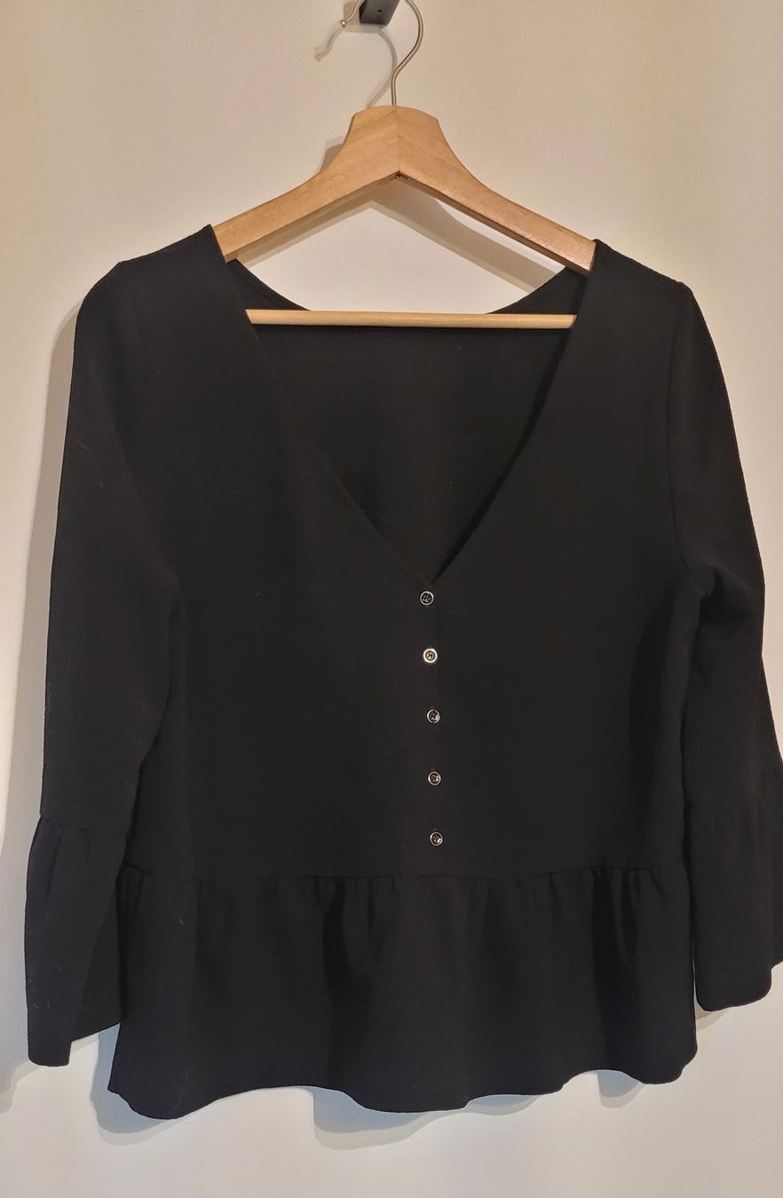 Sezane Camicette: Blouse noire SÉZANE 🌺 – Usato da Gletterens venduto da cerise-x05 1