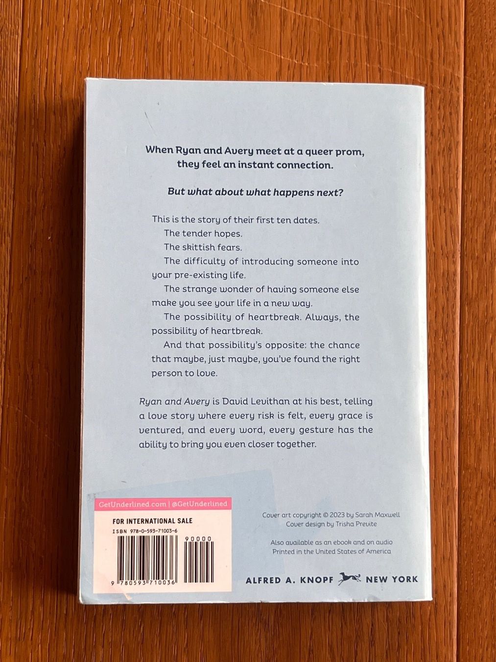Libri: Ryan and Avery - David Levithan – Nuovo (secondo la descrizione) da Richterswil venduto da tilodecooli 1