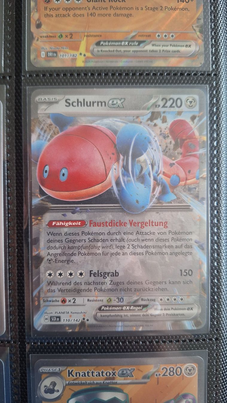 Pokémon Carte collezionabili: Schlurm ex  - Stellarkrone – Usato da Altstätten SG venduto da GGsGameshop