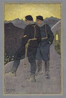 MILITARIA, I WK 1914,  KÜNSTLERKARTE SIGN MOOS, 0