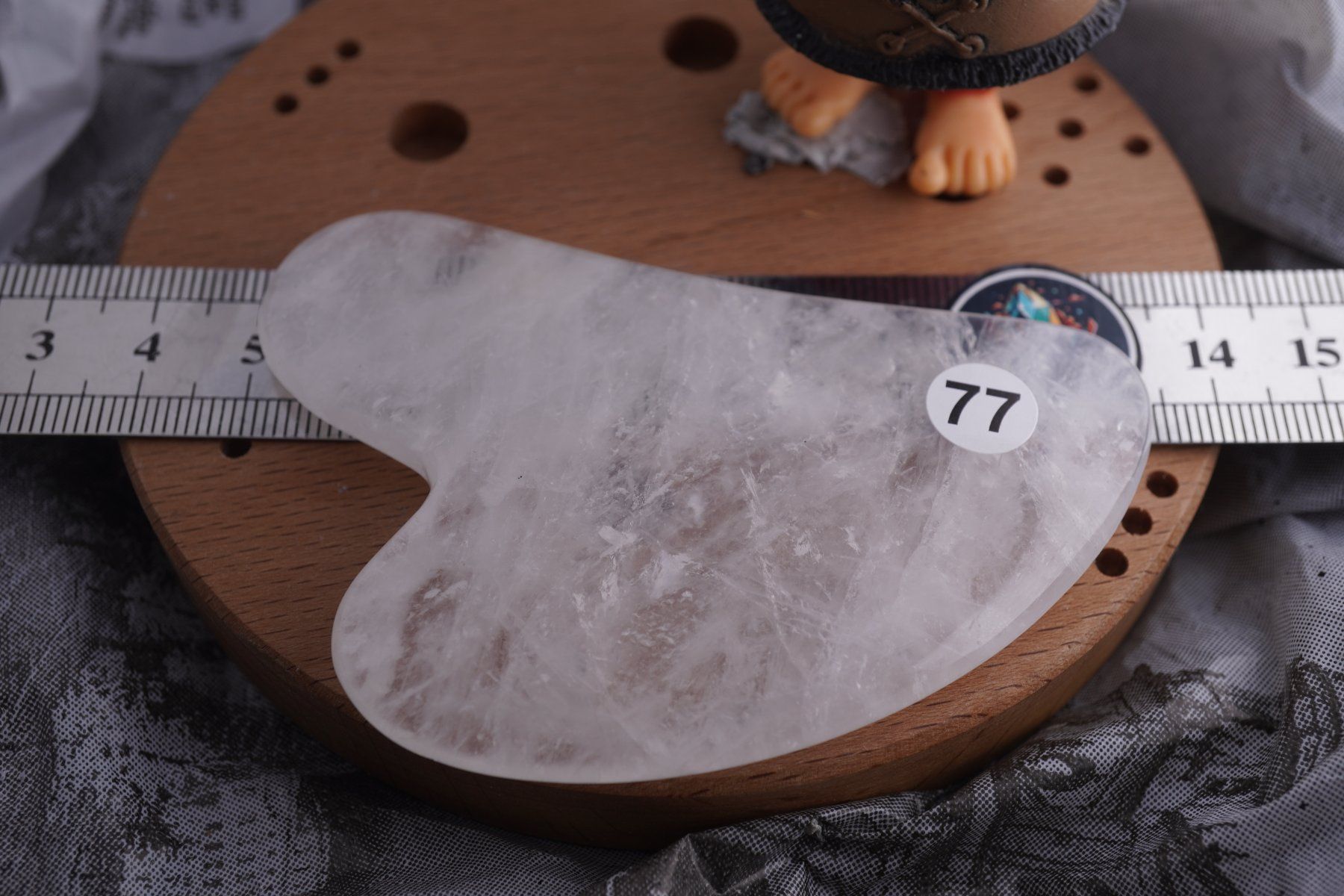 Mineralien & Heilsteine: Gua Sha Massage-Stein  Bergkristall     ab 1.- – Neu und originalverpackt aus Eschenbach SG von topstone 3