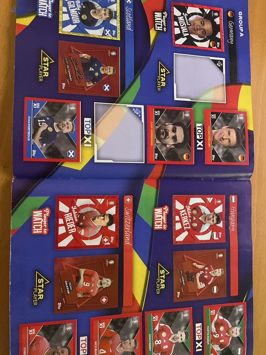 Topps Album: Topps Heft 2024 fast voll!! – Usato da Wolfenschiessen venduto da Teufel2 1