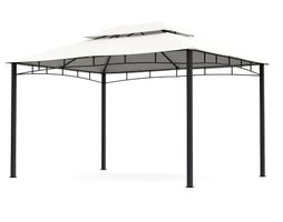 GONSER Gartenpavillon 4x3m in beige (26091701PL)