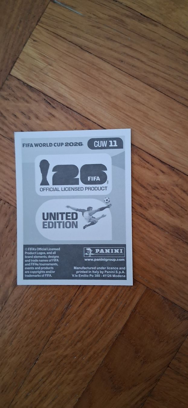 Panini Carte collezionabili: WM- Panini Sticker 2026 Juninho Bacuna – Usato da Zürich venduto da Pryter 1