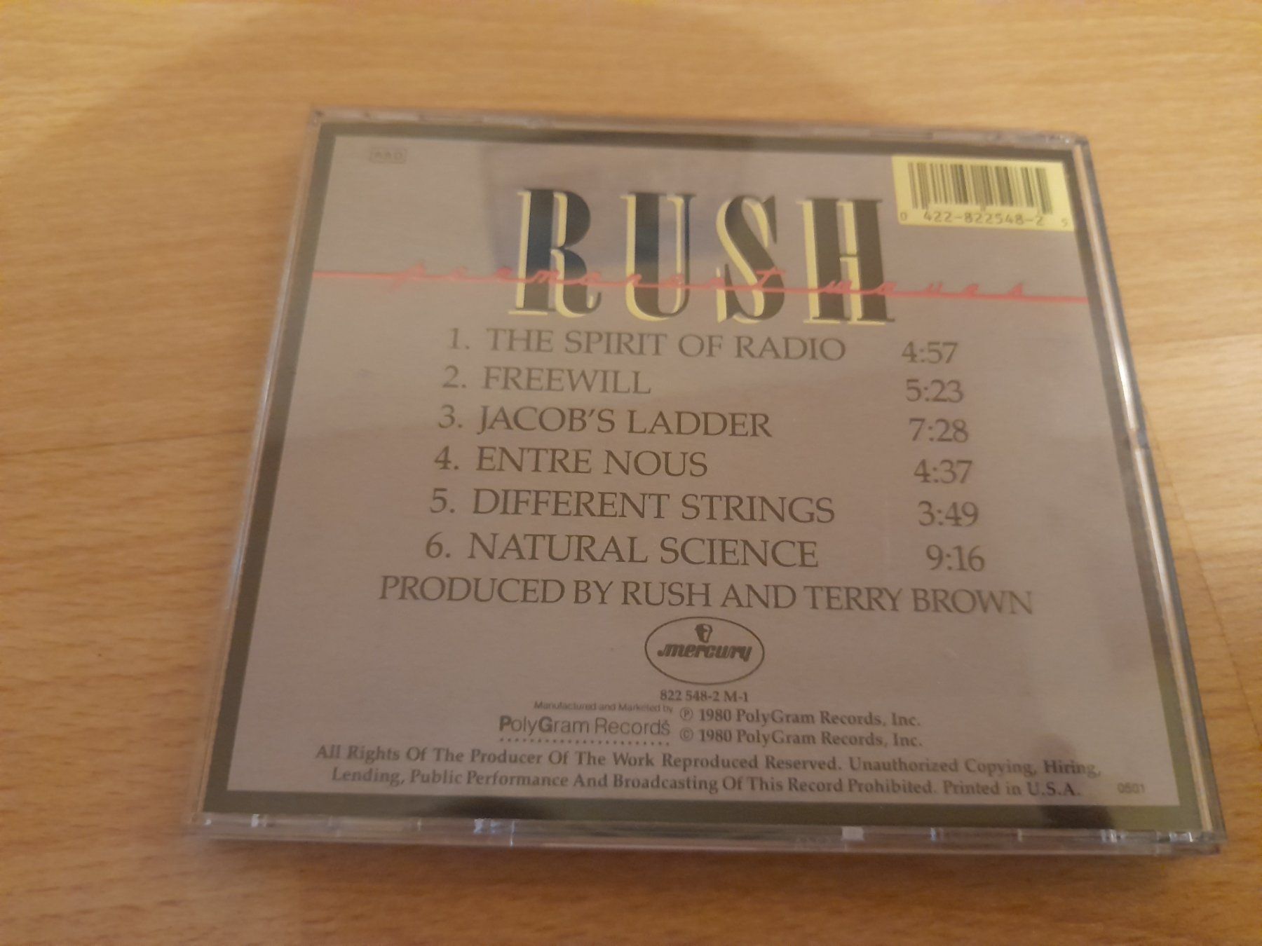 CDs: CD Rush Permanent Waves – D'occasion à Lustmühle par chevi03 2