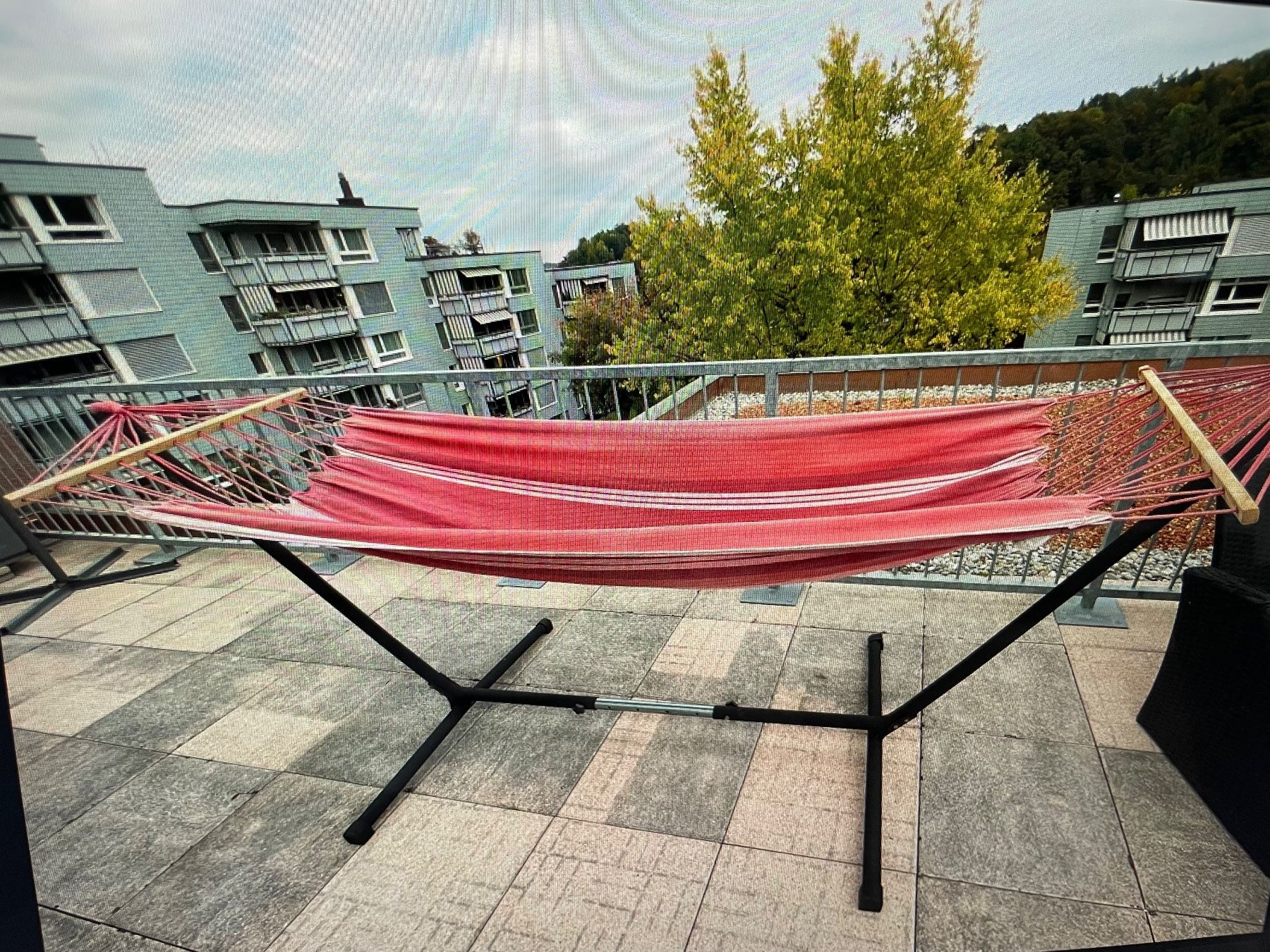 Amache: Support pour hamac + 2 hamacs – Usato da Mont-sur-Lausanne venduto da cha_wf5w 1