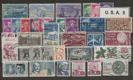 U. S. A. 5,  kleines Lot  USA meist gestempelt