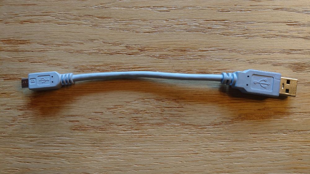 PAXO OTG USB Kabel 30 Cm – Micro-USB Zu Mini-USB, Datenübertragung & Laden Bis 480 Mbit/s