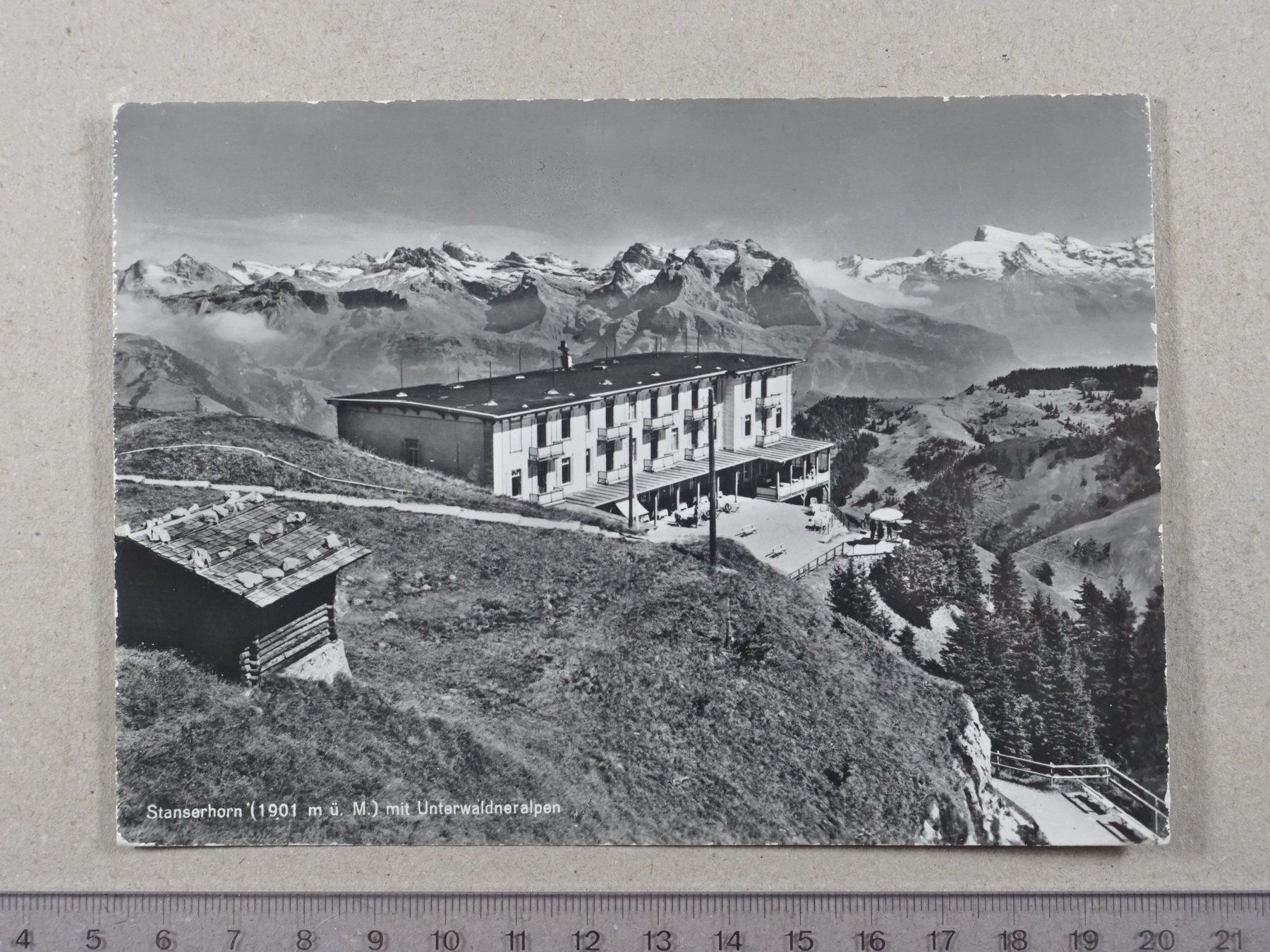 Ansichtskarten: Stanserhorn, Stans, 1958 – Gebraucht aus Lenzburg von fh1