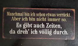 Spruchtafel 30,5 x 13cm