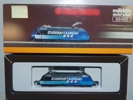 Neu OVP Märklin Z 88460 SBB Re 460 034-2 Aargau 5pol Motor