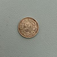 1955 _ 1/2 Franken Silber_Münze