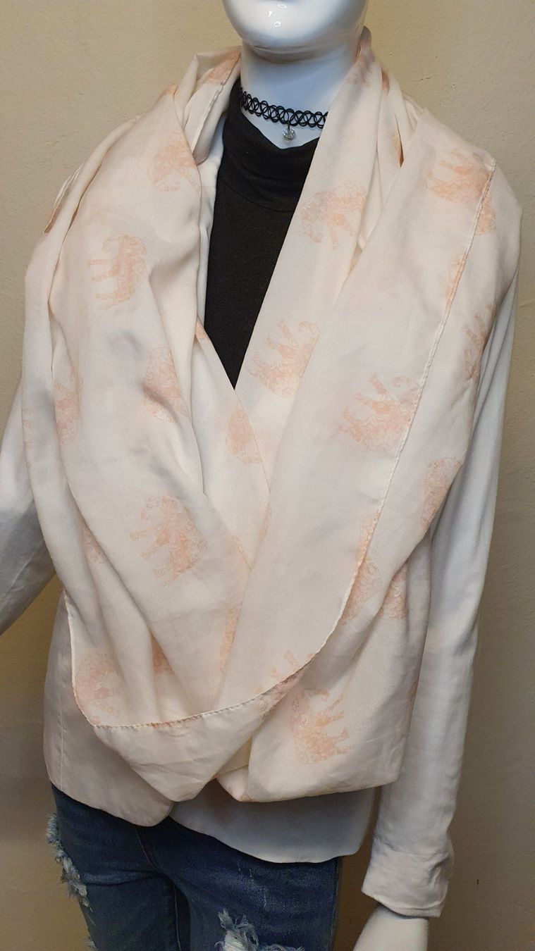 Foulard & Sciarpe: Elefant motiv rundschal – Usato da Wald ZH venduto da Martin79