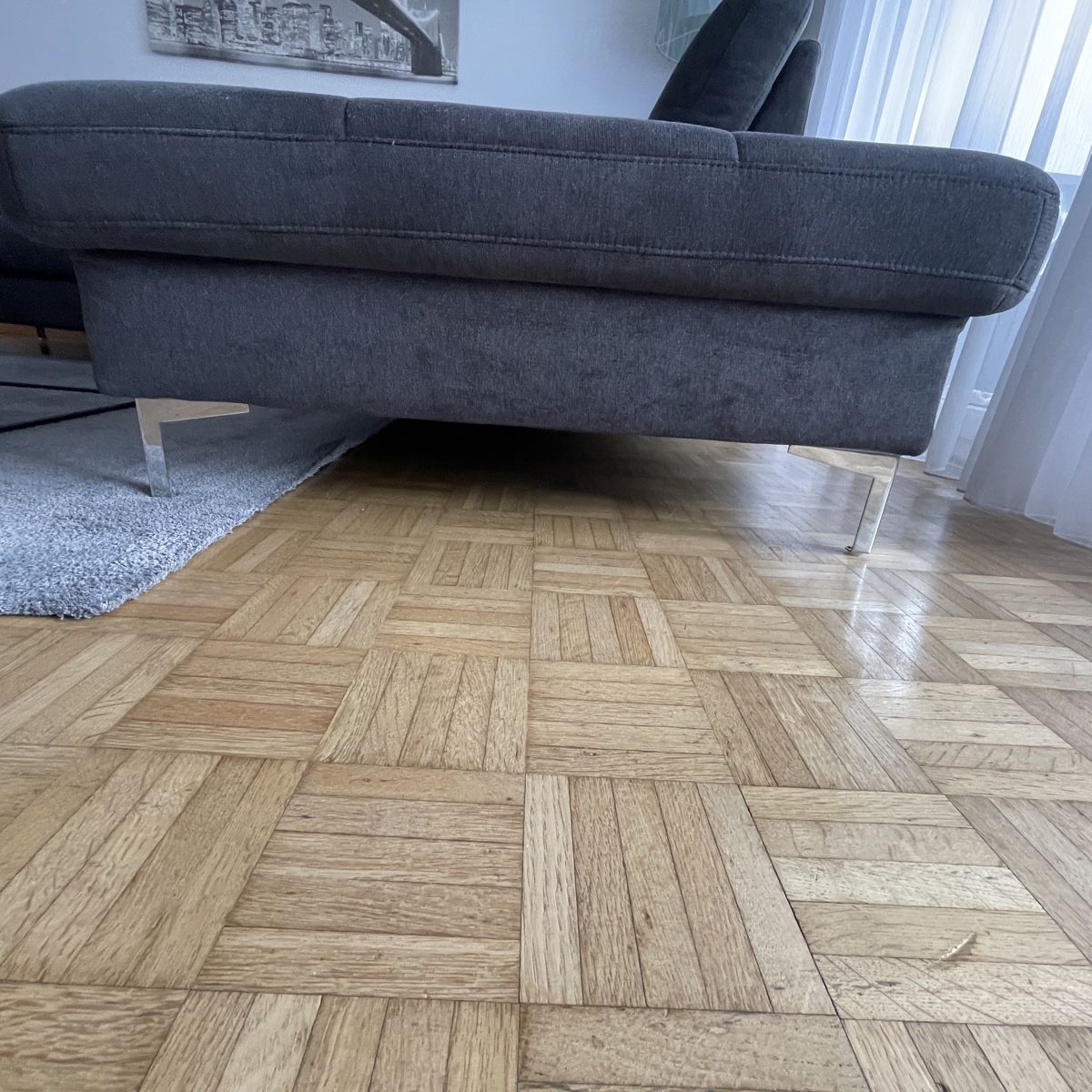 Divani: Gemütliches Ecksofa, Grau – Usato da Oftringen venduto da Box2 5