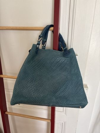 Borsa in vera pelle intrecciata, Made in Italy, perfetta est