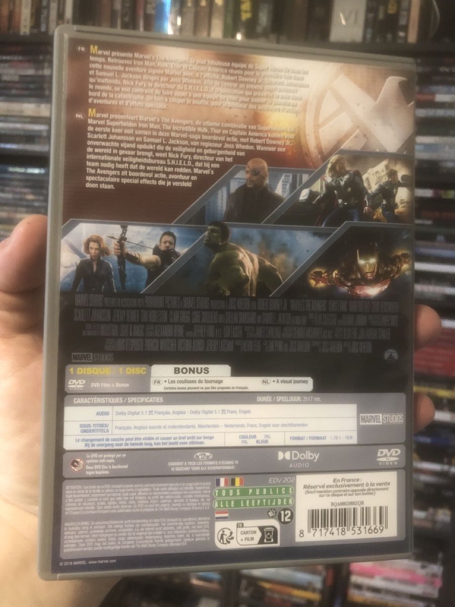 Tutti i DVDs: Avengers (Les Vengeurs) dvd – Usato da Lausanne venduto da fransadpop 1
