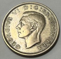 ½ Crown - George VI - Vereinigtes Königreich - 1948