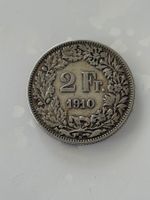 2 Franken 1910  sehr Rar