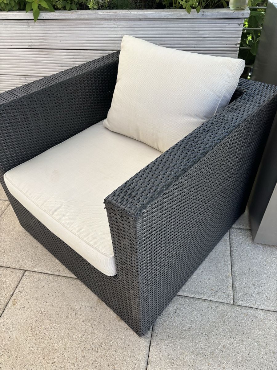 Sessel: Rattan Lounge Sitz – Gebraucht aus Urdorf von Clio91 2